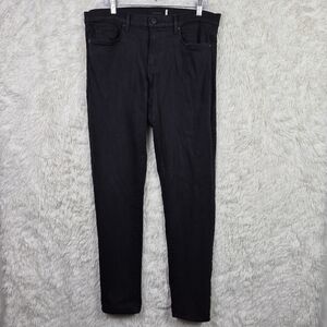 J BRAND Tyler Taper Eco Black Stretch Denim Slim Leg Jeans Sz. 36x34